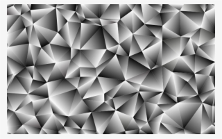 Medium Image - Polygon Texture Black And White Png #5776116