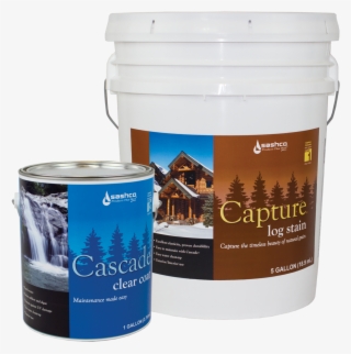 Sashco Cascade Clear Log Finish - 2 Gallons #5776443