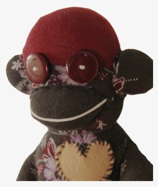 Handmade Sock Monkey Plush Toy With Funky Pattern Socks - Doll #5776510