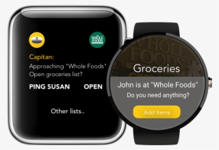 Http Www Getcapitan Com First Smart Grocery List App - Apple Watch 42 Mm Steel White Smartwatch #5776612