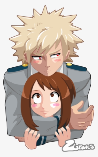 Uraraka And Bakugou By Z - Girl #5778401