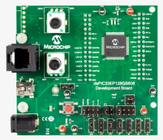The Dspic33ep128gs808 Development Board Consists Of - Dspic33ep128gs808 Development Board #5779336