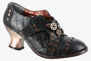 Icon - Black - Steampunk Icon Oxford Shoe #5779764