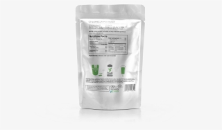 Pure Chlorella Powder Pouch Rear View - Chlorella #5781322