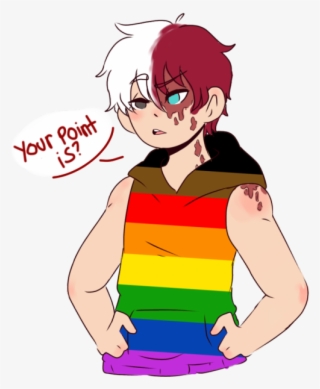 Humble Green Naruto And His Boyfriend Icy Hot Hey Todoroki - Cartoon #5781467