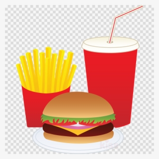 Burger Fries And Drink Clipart #5781922