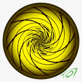 Circle Yellow Lines Lineplay Blacklines #5782600