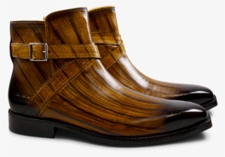 Ankle Boots Nicolas 6 Yellow Shade & Lines Brown Hrs - Melvin & Hamilton Nicolas 6 #5782715