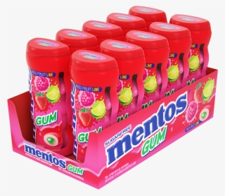 Mentos Pure Fresh Gum Cinnamon 15 Piece Pocket Bottle - Mentos Mint Chewy Dragees 38g - Pack Of 40 #5784012