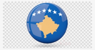 Kosovo Flag Clipart Flag Of Kosovo - Christmas Ornament Transparent Background #5784844