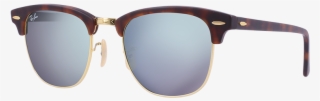 Ray-ban Rb 3016 1145 30 Clubmaster Sunglasses - Clubmaster Flash Lenses Rb 3016 114519 #5786561