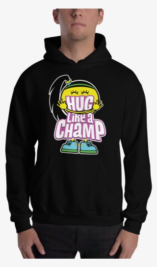 Bayley "hug Like A Champ" Hooded Sweatshirt - Sweatshirt #5788086