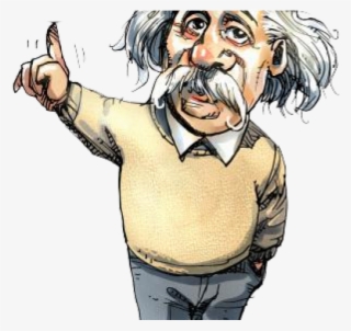 Albert Einstein Caricatura Png #5788672