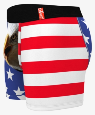 The Mascot Shinesty American Flag Ball Hammock Boxer #5788757