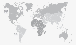 Bauer Sales Partner Worldwide - Simple World Map Svg #5790281