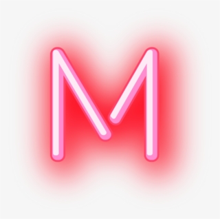 M Letters Neon Glowing Words Ela Grammer Cool Grammer - Letras Neon Em Png #5790760