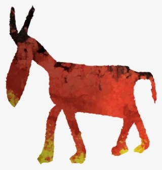 Goats Clipart Reindeer Goat Donkey - Animal Figure #5790815