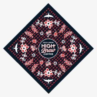 Bandana - Painted Flowers On Grad Cap #5793831