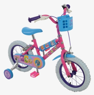 14” Bike With Collectables Domestic - Shopkins Bike Without Stabilisers #5794766
