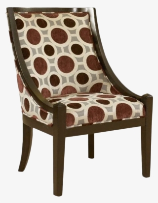 Powell Accent Swayback Chair In Black And Gray #5795605