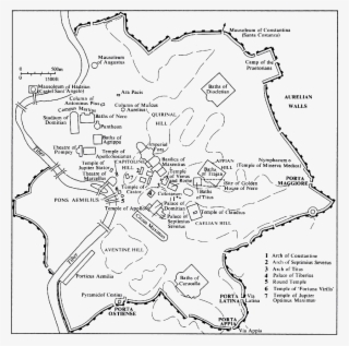 Location - Plan Of Ancient City Of Rome #5796913