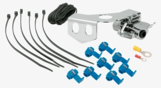 Drag Specialties Chrome Ball Mount Trailer Hitch Receptacle - Kuryakyn Trailer Hitch Accessory Kit #5798004