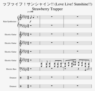 Strawberry Trapper Sheet Music For Synthesizer, Guitar, - Strawberry Trapper Sheet Music #5798526