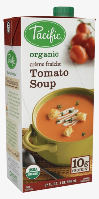 Pacific Foods Organic Crème Fraiche Creamy Tomato Soup, #5798571