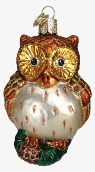 Old Word Christmas Wide Eyed Owl Ornament - Christmas Day #5798664