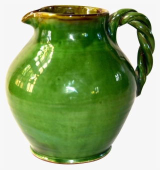 Antique Italian Green Water Pitcher - Pitcher #5799388