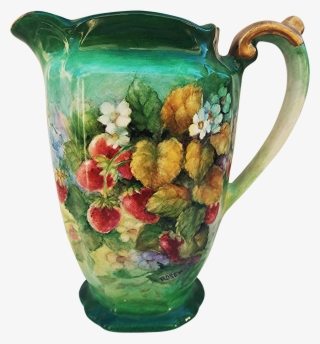 Beautiful Bavaria 1900's Hand Painted Vibrant 'strawberries' - Artist #5799607 Beautiful Bavaria 1900's Hand Painted Vibrant 'strawberries' - Artist #5799607