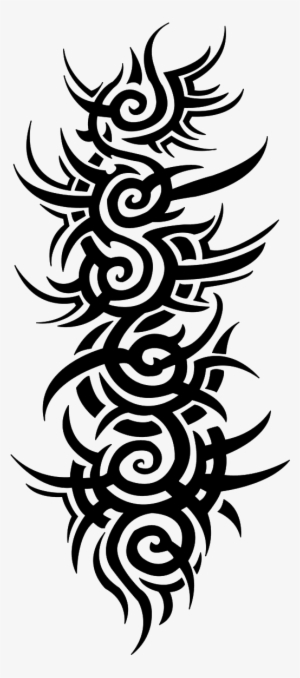 Gothic Tattoo Vertical - Transparent Tattoo Png #580280