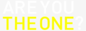 Are You The One - You The One #580567