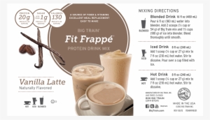 998301 Fitfrappe Vanillalatte - Fit Frappe Protein Mix- Vanilla Latte #580586