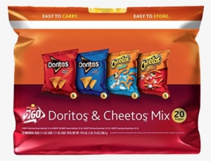 Doritos And Cheetos Mix Variety Pack - 20 Count Frito Lay Variety Sack, Classic Mix, 20 Oz #580716