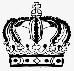 Crown Drawing - Crown Black And White - Free Transparent PNG Download ...