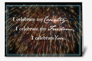 3312 Veteran's Day Celebrate Greeting Card - Veteran Thank You For Your Service, Military, Fireworks #581329