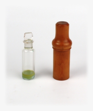 Glass Medicine Vial In Boxwood Travel Case #582155