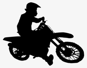 Free Png Motocross Silhouette Png Images Transparent - Motocross Black Vector Png #582348