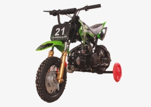 Apollo Db21 Dirt Bike W/training Wheels - Gas Dirt Bikes With Training Wheels #582667