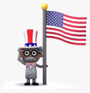 Pump Products Mascot Professor Pumphead With An American - American Flag #583034