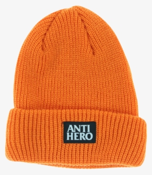 Ah Black Hero Cuff Beanie Orange #583128
