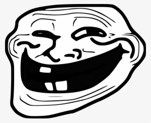 Laughing Troll Face Transparent - Funny Meme Face Transparent - Free ...