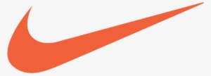 Nike - Orange Nike Swoosh Png #583999