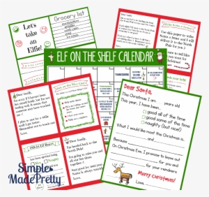 Elf On The Shelf Ideas, Elf On The Shelf Calendar And - Child #585020