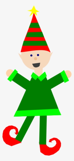 Clipart Black And White Clip Art At Clker Com Vector - Elf Clipart Simple #585387