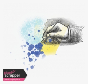 Strength Drawing Watercolor Graphic Black And White - Sketch #585404