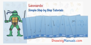 How To Draw Leonardo, Teenage Mutant Ninja Turtles, - Teenage Mutant Ninja Turtles #585455