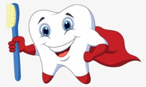 Fluoride Is An Element, Which When Administered In - Teeth Cartoon Png #585477