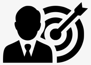 Man Target Goal Success Bullseye Comments - Goal Icon Png #586381